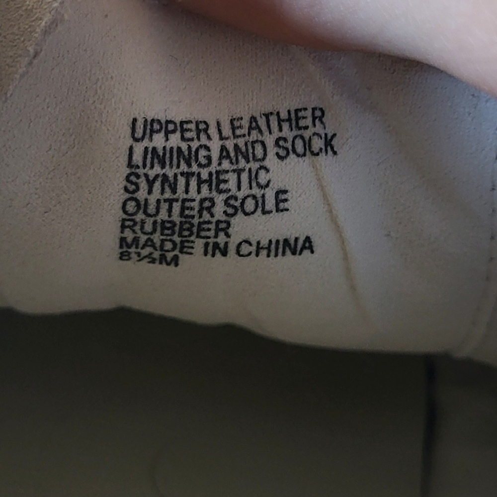 Banana Republic Essential White & Brown Leather Sneaker Size 8.5 - Picture 7 of 8